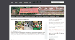 Desktop Screenshot of christchurchmums.com