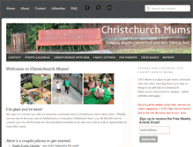 Tablet Screenshot of christchurchmums.com